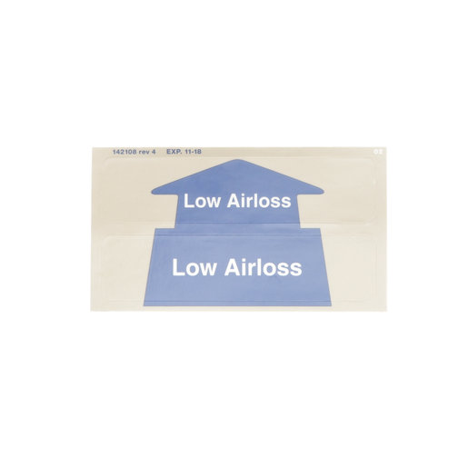 Label, Low Air Loss For Door