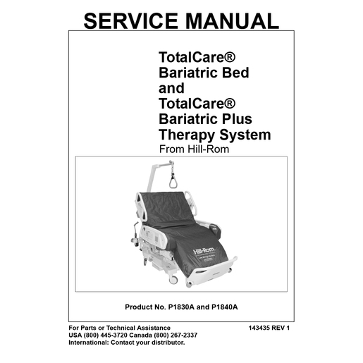 Service Manual, TotalCare Bari & Plus