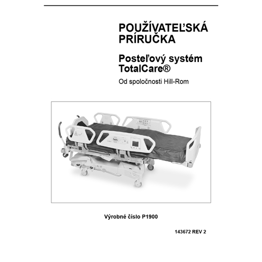 User Manual, TotalCare, Slovak