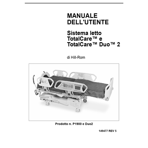 User Manual, TotalCare M Model & Duo 2, Italian