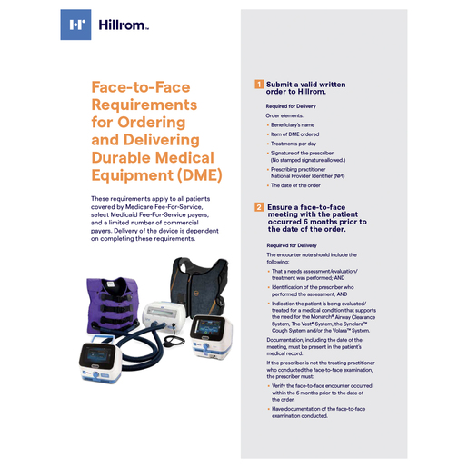 Face To Face Requirements For Ordering DME