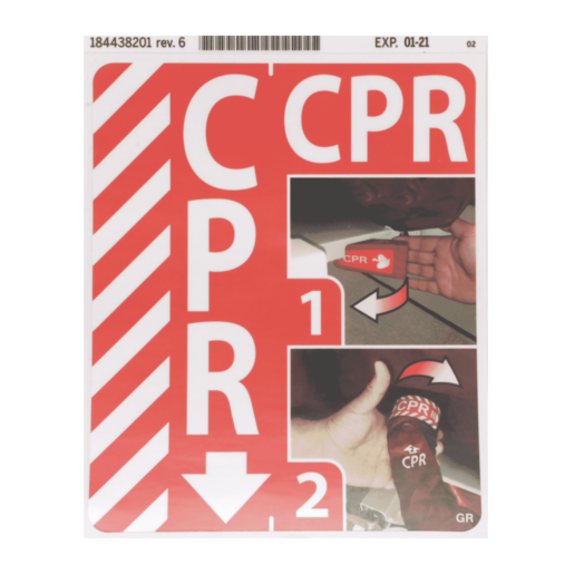 Label, CPR Instructions, German