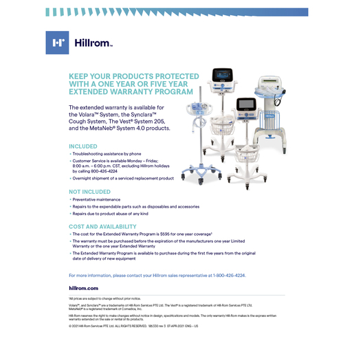 Respiratory Care Extended Warranty