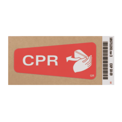 Label, CPR Handle, German
