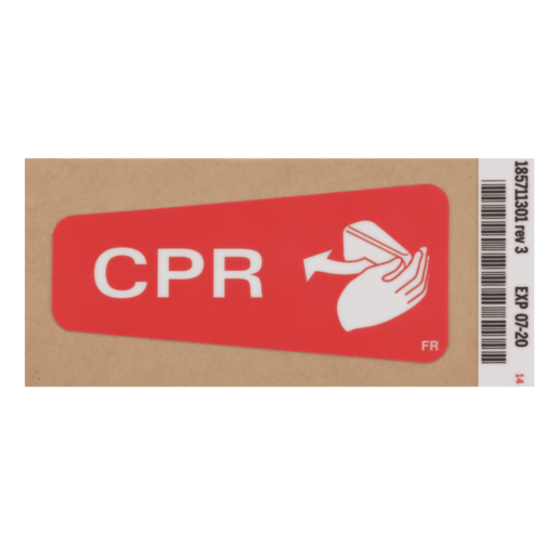 Label, CPR Handle, French