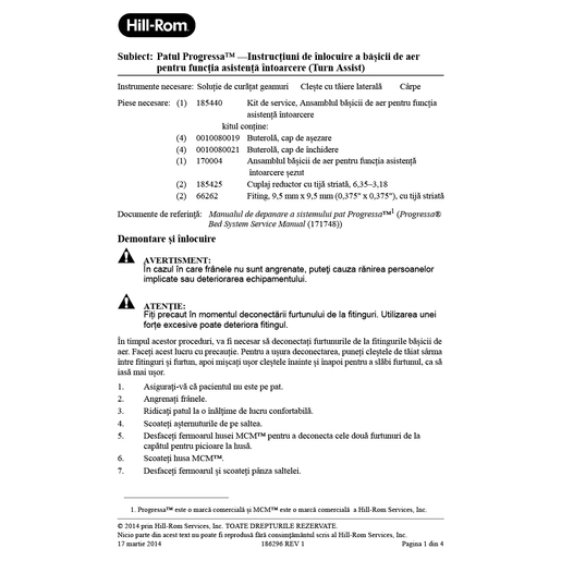 Instruction Sheet, Progressa Ta Bldr, Romanian