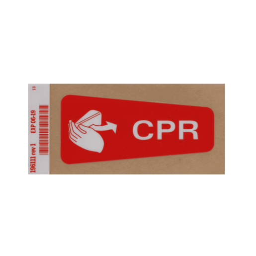 Label, CPR Lever RH