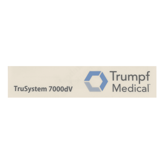 Label, TM Trusystem 7000 Dv