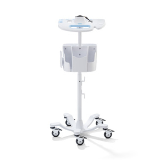 Mobile Stand w/ Accessory Cable Management and Extended Housing for Connex Vital Signs Monitor 6000 Series