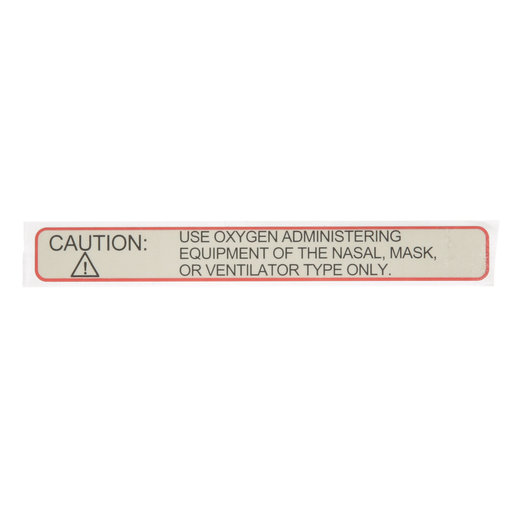 Label, Oxygen Caution