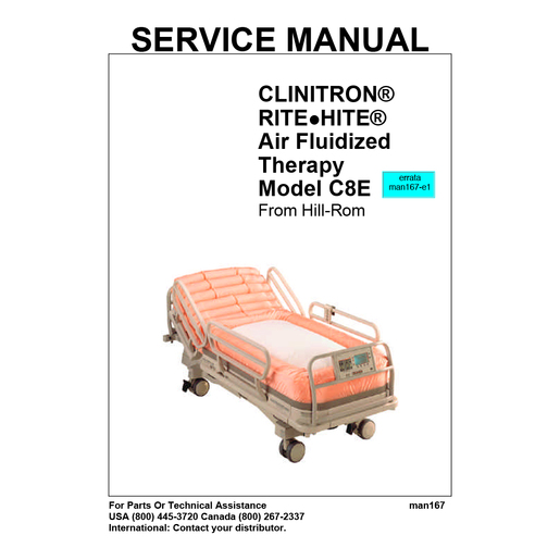 Service Manual, Clinitron Rite Hite