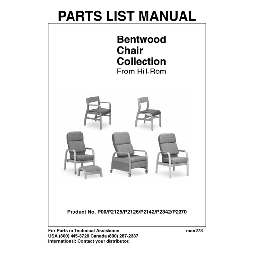 Service Manual, Bentwood Chair Collection