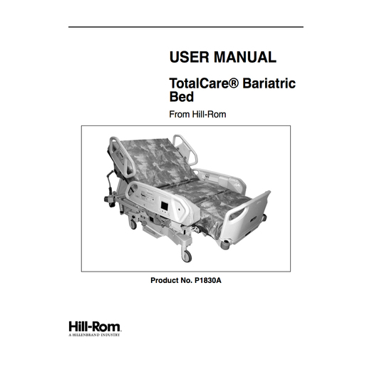User Manual, TotalCare Bariatric