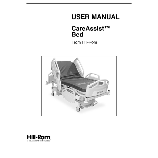 User Manual, CareAssist Bed