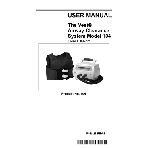 User Manual, Vest 104