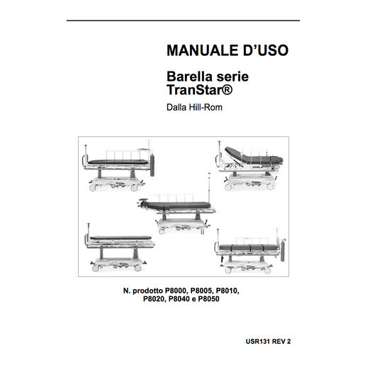 User Manual, Transtar Stretch, Italian