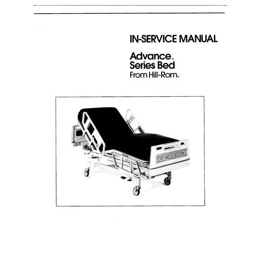 User Manual, Advance Series Bed