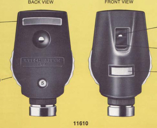 Obsolete Ophthalmoscopes manufactured from 1947 to 1993