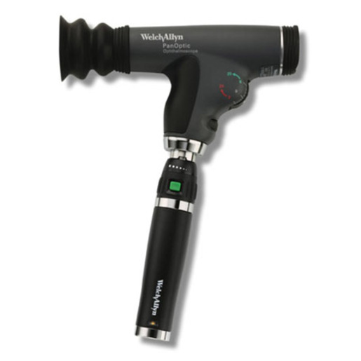 PanOptic 3.5V Halogen HPX Ophthalmoscope w/ Slit Aperture, Red-Free Filter, Cobalt-Blue Filter on Corneal Viewing Lens; Power Handle Not Included PanOptic 3.5V Halogen HPX Ophthalmoscope w/ Slit Aperture, Red-Free Filter, Cobalt-Blue Filter on Corneal Viewing Lens; Power Handle Not Included