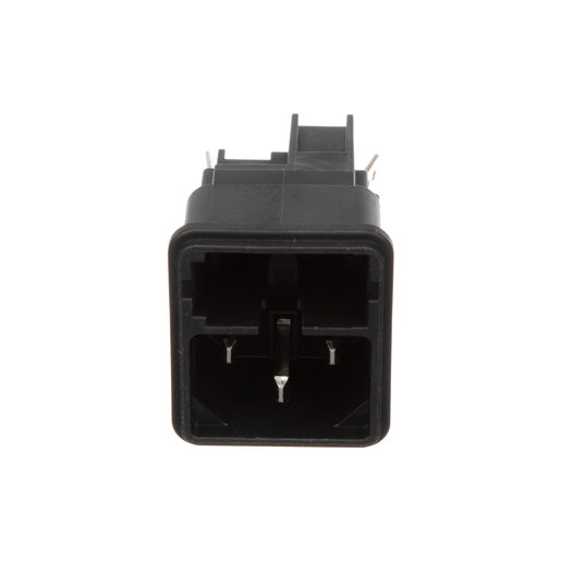 IEC Power Connector (5mm X 20mm Fuse Holder), Snap In