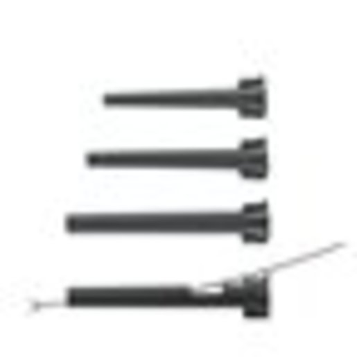 Reusable Ear Specula Set for MacroView Veterinary Otoscopes; 4.0mm, 5.0mm, 7.0mm, 7.0mm Instrumentation; Qty. 4