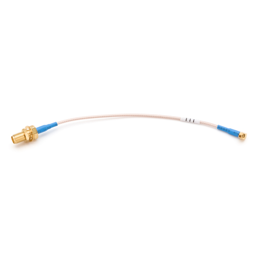 Cable Assembly, SMA-F Bulkhead to MMCX-M, 6 in.