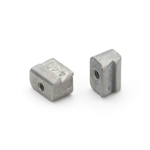 Latch Block Connector Mount, Zinc, 0.25