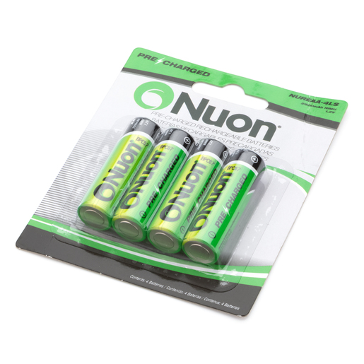 Battery, Rechargeable 4-Pack, AA NIMH, 1.2V