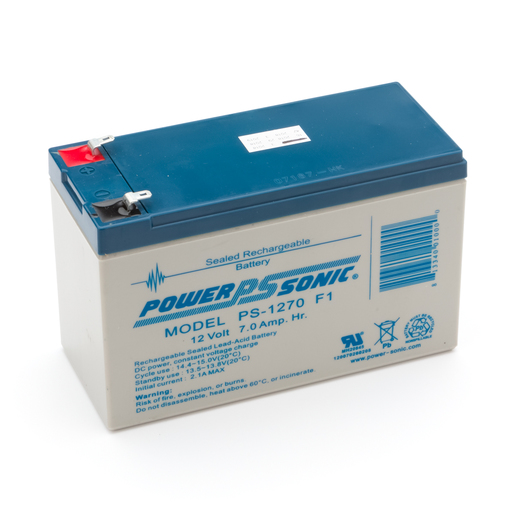 Battery, Rechargeable SLA, 12V, 7Ah