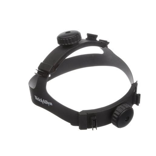 Adjustable Rigid Headband w/ 5 Clips and WelchAllyn Logo
