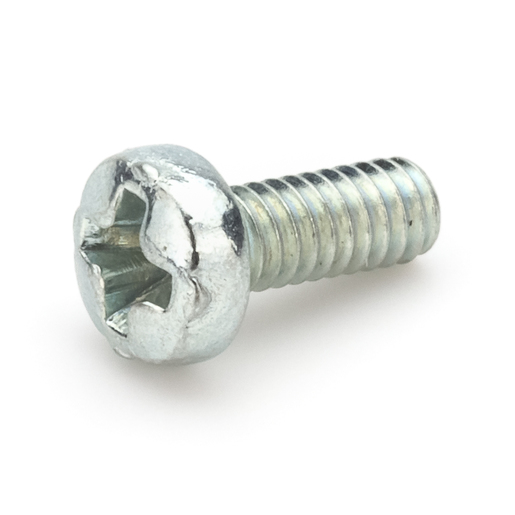 Screw, Phillips, Fillister, Stainless, ZN coated, M2X5mm