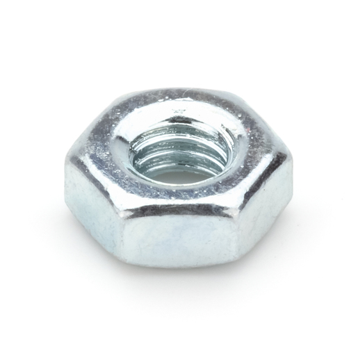 Nut, Hex, M3 Steel, Clear Zinc Plate