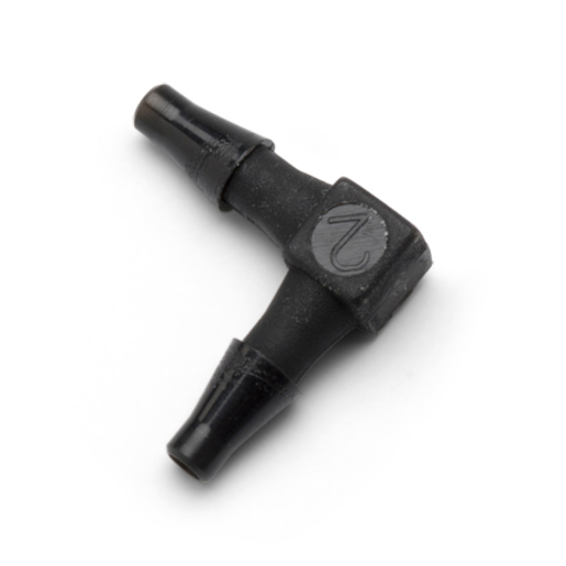 Fitting, Plastic L, 1/16 X 1/16 Fitting, Plastic L, 1/16 X 1/16