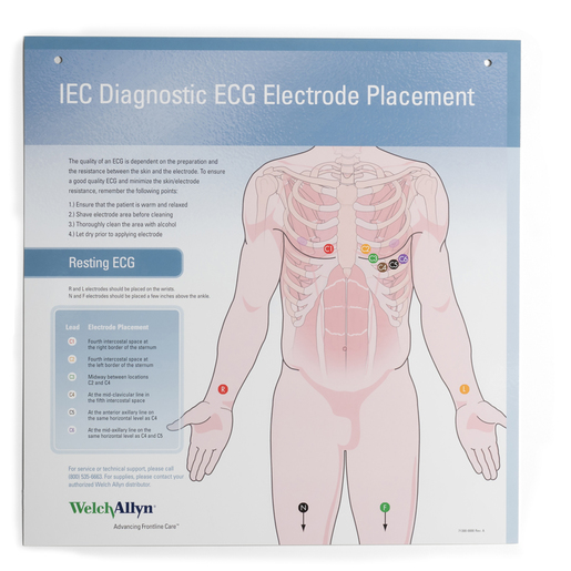 Electrocardiograph Educational Wall Chart Electrocardiograph Educational Wall Chart