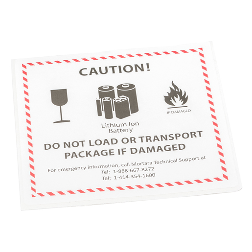 Label, Caution, Lithium Ion Battery
