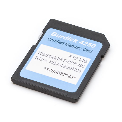 SD Memory Card for Burdick 4250 (512MB)